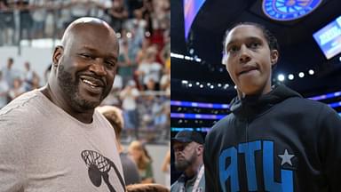 Shaquille O'Neal (L) and Brittney Griner (R)